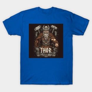 Thor Thunder God Norse Mythology Asgardians T-Shirt